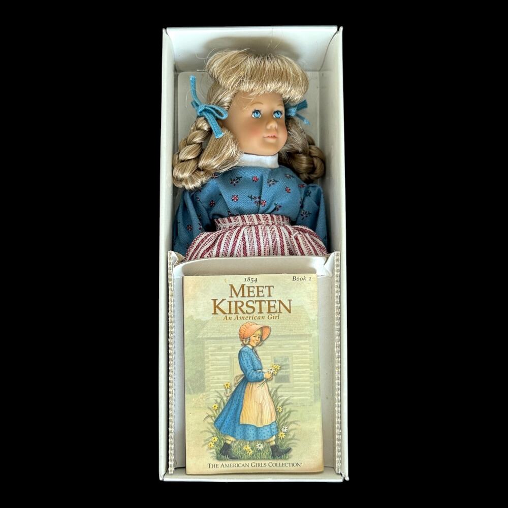 The American Girls Collection Kirsten Mini 6" Doll in Box with Book - Picture 8 of 8